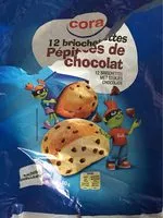 Mängden socker i 12 briochettes pépites de chocolat