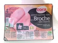 Mängden socker i Jambon supérieur doré à la broche sans couenne