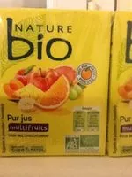 Mängden socker i Pur jus Multifruits BIO