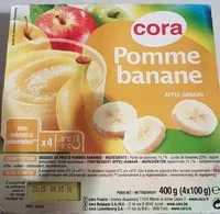 Mängden socker i Compote pomme banane