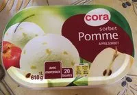 Mängden socker i Sorbet Pomme