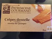 Mängden socker i Crepes dentelle