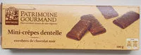 Mängden socker i Mini-crêpes Dentelle Enrobées De Chocolat Noir