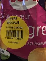 Mängden socker i Chips vinaigre