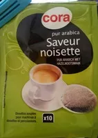Mängden socker i Café pur arabica saveur noisette