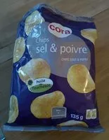 Mängden socker i Chips sel et poivre
