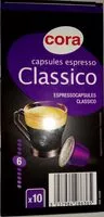 Mängden socker i Capsules Classico