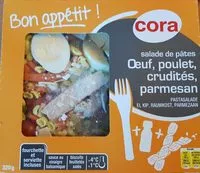 Mängden socker i Salade de pâtes Oeuf, poulet, crudités,  parmesan