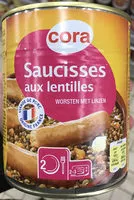 Mängden socker i Saucisses aux Lentilles