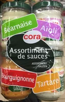 Mängden socker i Assortiment de sauces
