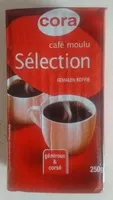 Mängden socker i Café moulu Selection
