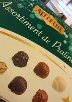 Mängden socker i Assortiment de praline