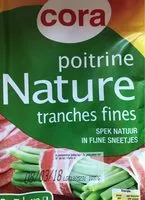 Mängden socker i Poitrine nature