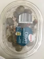 Mängden socker i Olives dénoyautées & fromage Cora