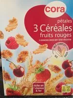 Mängden socker i Pétales de blé et fruits rouges, 300g