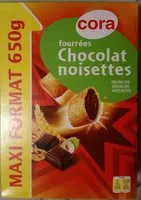 Mängden socker i Fourrés Chocolat Noisettes