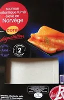 Mängden socker i Saumon fumé Norvege