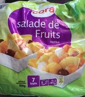 Mängden socker i Salade de fruits aux 7 fruits