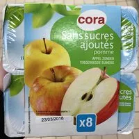 Mängden socker i Sans sucres ajoutés Pomme