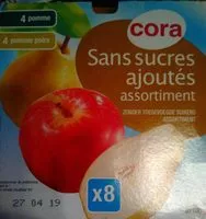 Mängden socker i Compote pomme et pomme poire