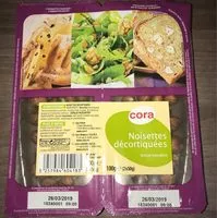 Mängden socker i Noisettes décortiquées