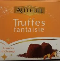 Mängden socker i Truffes fantaisie aux écorces d'orange confites