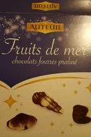 Mängden socker i Chocolats fourrés praliné