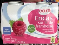 Mängden socker i Encas sur lit de framboise (2,4% MG)