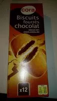 Mängden socker i Biscuits fourrés chocolat