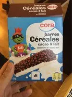 Mängden socker i Barre de céréales cacao et lait