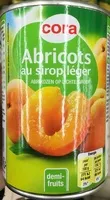 Mängden socker i Abricots au sirop léger