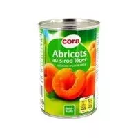 Mängden socker i Abricots au sirop léger