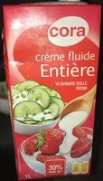 Mängden socker i Crème Fluide Entière 30%