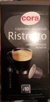 Mängden socker i Capsules expresso ristretto