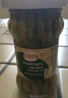 Mängden socker i Asperges vertes