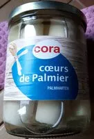 Mängden socker i Coeurs de palmiers