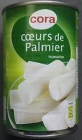 Mängden socker i Cœurs de palmier