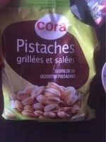 Mängden socker i Pistaches grillees et salees