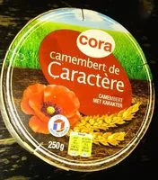 Mängden socker i Camembert de caractère