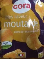 Mängden socker i Chips saveur moutarde