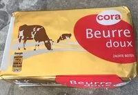 Mängden socker i Beurre doux cora