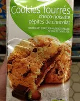 Mängden socker i Cookies fourré choco noisettes
