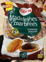 Mängden socker i Madeleines marbrées