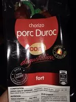 Mängden socker i Chorizo porc duroc