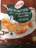 Mängden socker i Madeleines aux pépites de chocolat