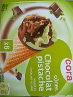 Mängden socker i Cônes chocolat pistache