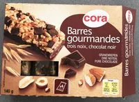 Mängden socker i Barres gourmandes Troix noix, chocolat noir