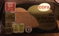 Mängden socker i Bloc de foie gras de canard