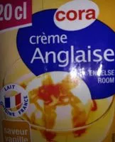 Mängden socker i Crème anglaise saveur vanille