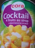 Mängden socker i Cocktail de fruits
